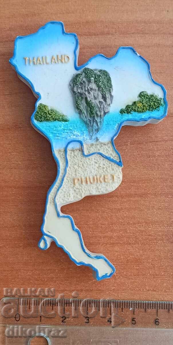 Fridge magnet souvenir PHUKET THAILAND