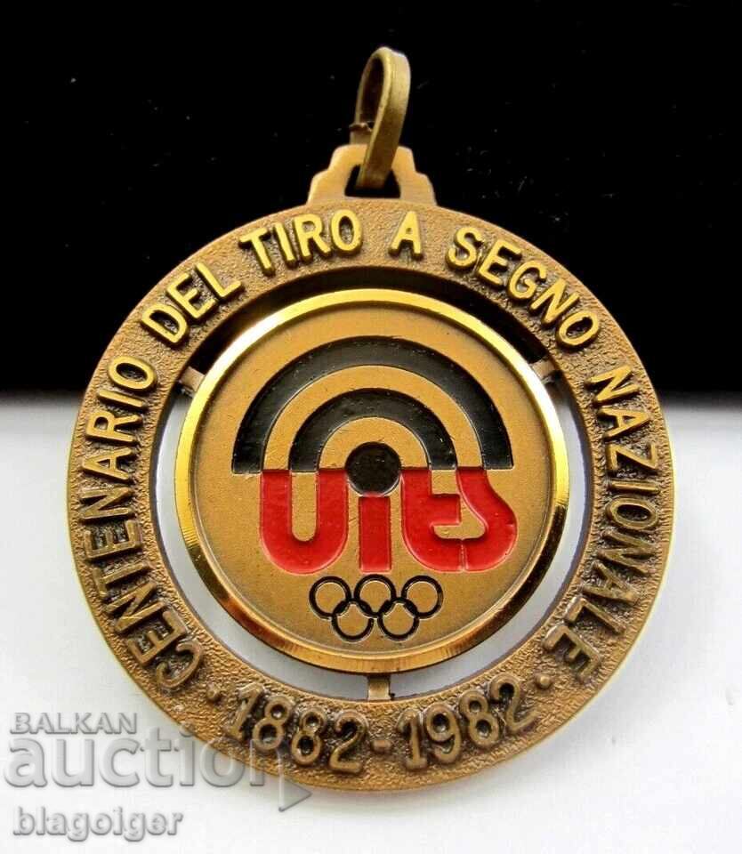 Medalie a Uniunii Italiene de Tir 1982 de la Bertoni cu preț € 8.18 | 16.00 BGN Medalie a Uniunii Italiene de Tir 1982 de la Bertoni cu preț € 8.18 | 16.00 BGN