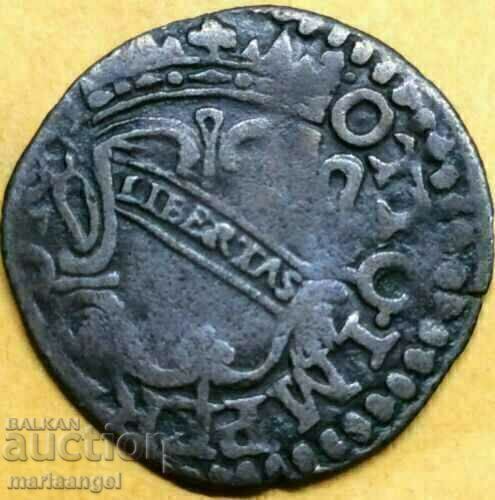 1 σόλδο 1669 - 1779 Λουκά Ιταλίας Αγ. Παύλος/εθνόσημο - σπάνιο