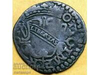 1 soldo 1669 - 1779 Luca Italia Sf. Pavel/stema - rar