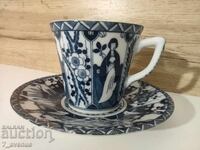 Πολύ όμορφο φλιτζάνι καφέ/πράσινου τσαγιού, λεπτή πορσελάνη 22.12.25