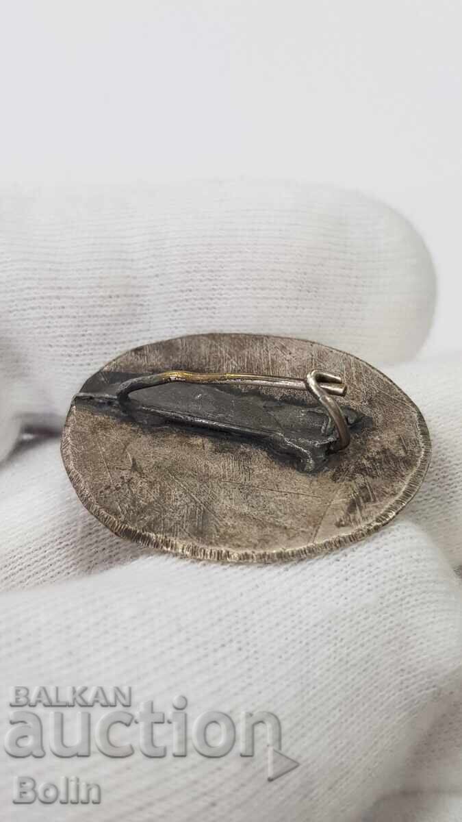 Foarte rară insignă de ciclism regală, Plovdiv - 1923 - 6