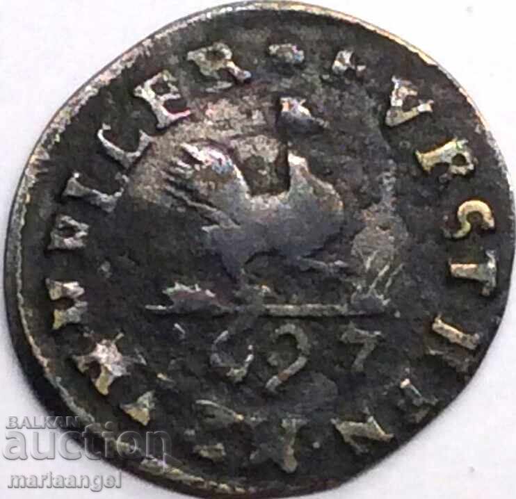 1 Χέλερ 1697 Γερμανία κυβέρνηση - Βέρνχαρντ του Σαξ-Μάινινγκεν