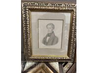 Artist for Biedermeier portraits around 1838
