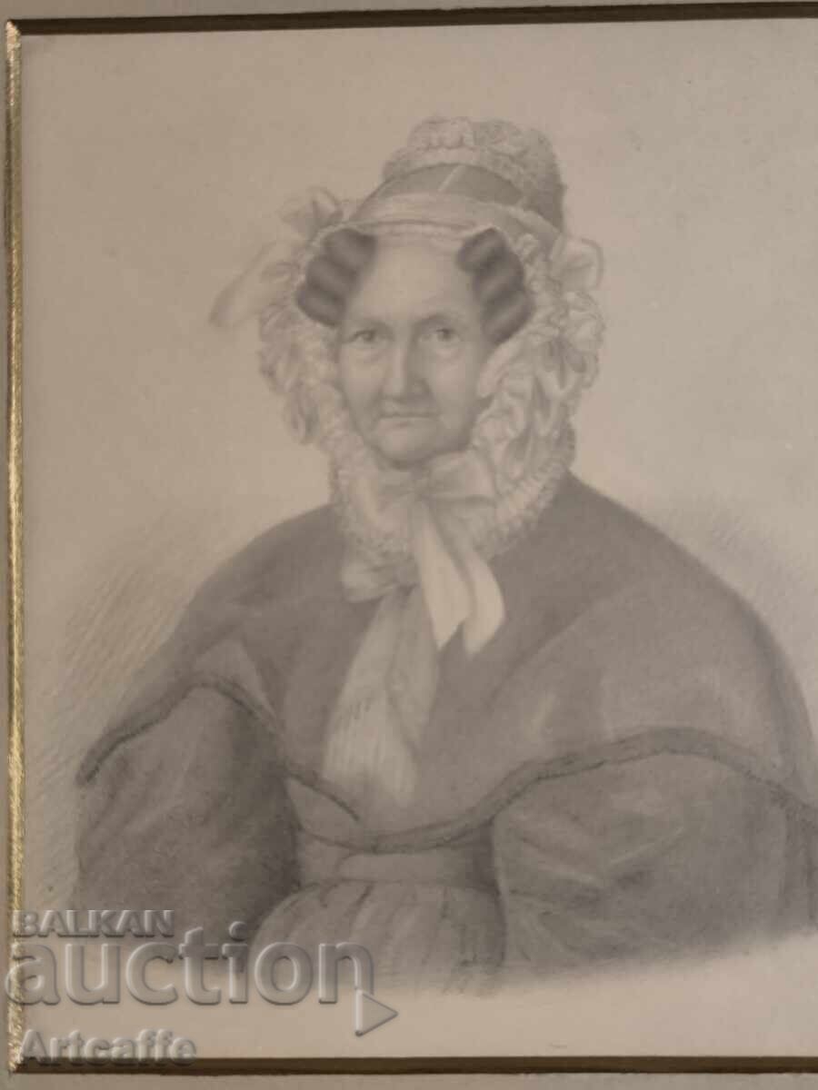 Аукцион Художник на бидермайерски портрети около 1838 г-Жена