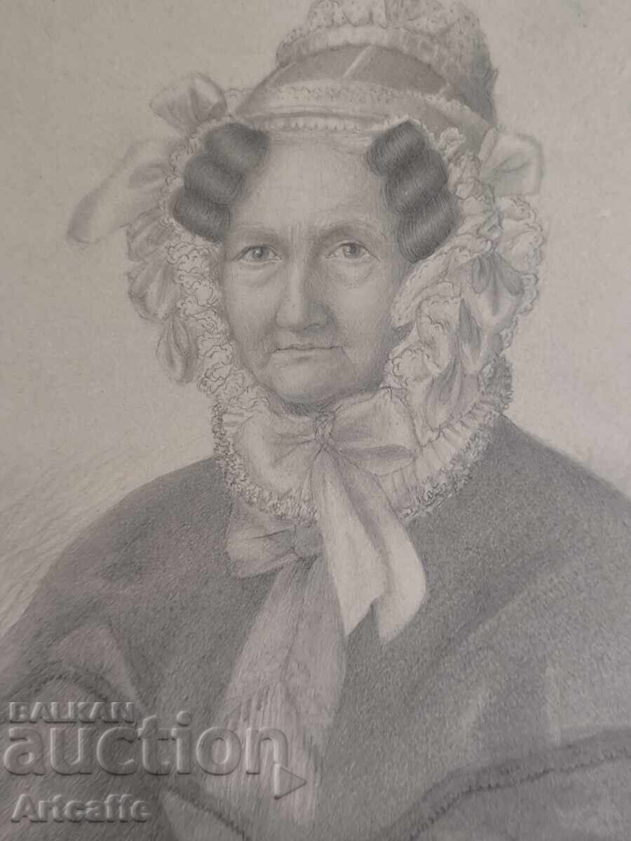 Доставка на Художник на бидермайерски портрети около 1838 г-Жена