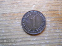 1 pfennig 1925 - Γερμανία ( J ) reichspfennig