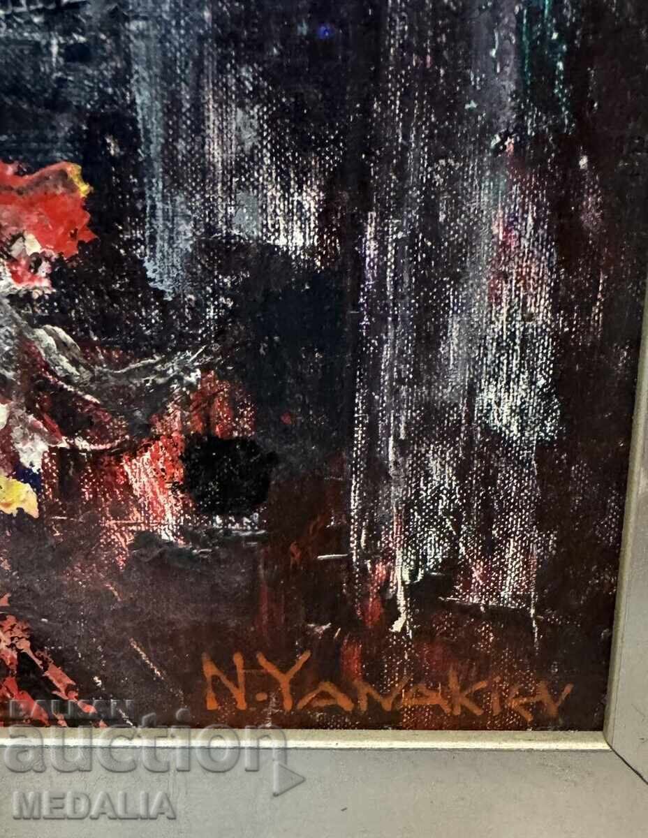 Δημοπρασία Νικολάι Γιανάκιεφ - "Στον ναό" - ελαιογραφίες - υπογεγραμμένο