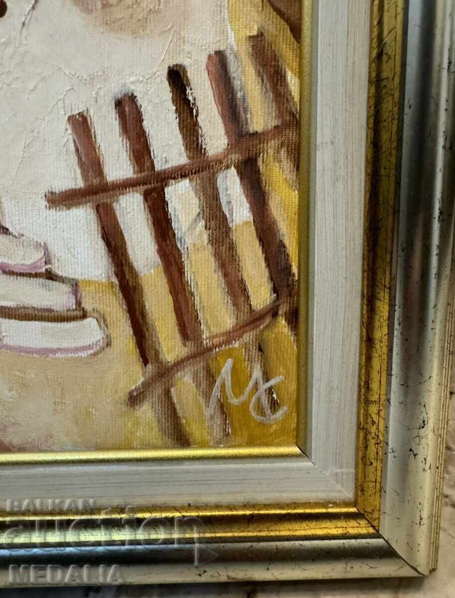 Аукцион Милчо Спасов – “Спомен” - маслени бои - подписана