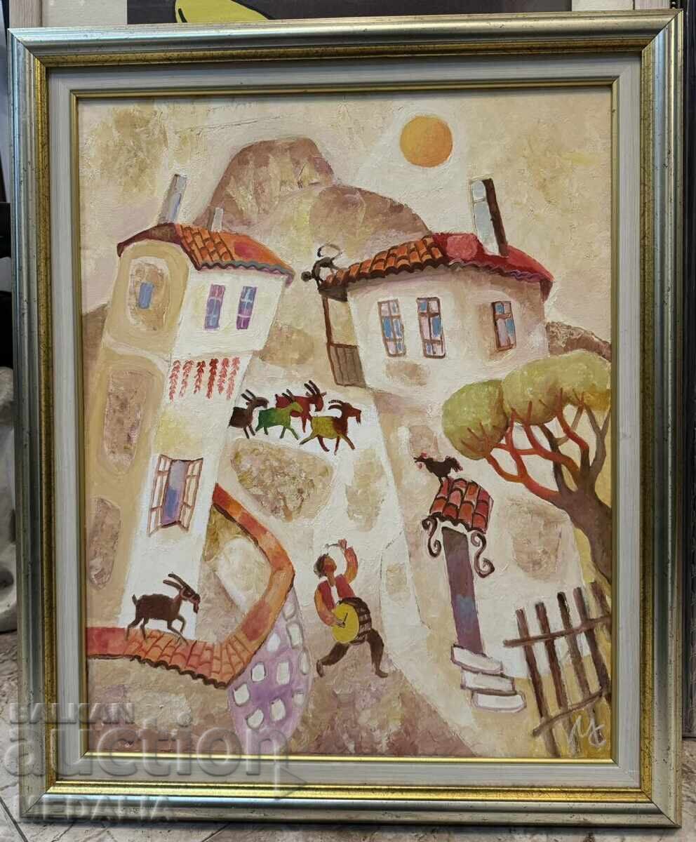 Милчо Спасов – “Спомен” - маслени бои - подписана