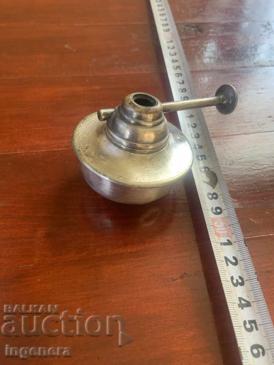 СПИРТНА ЛАМПА СПИРТНИК ПОСРЕБРЕН СТАРИННА