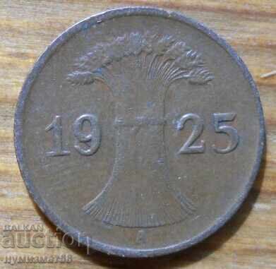 1 pfennig 1925 - Germania ( A ) reichspfennig cu preț € 0.51 | 1.00 BGN
