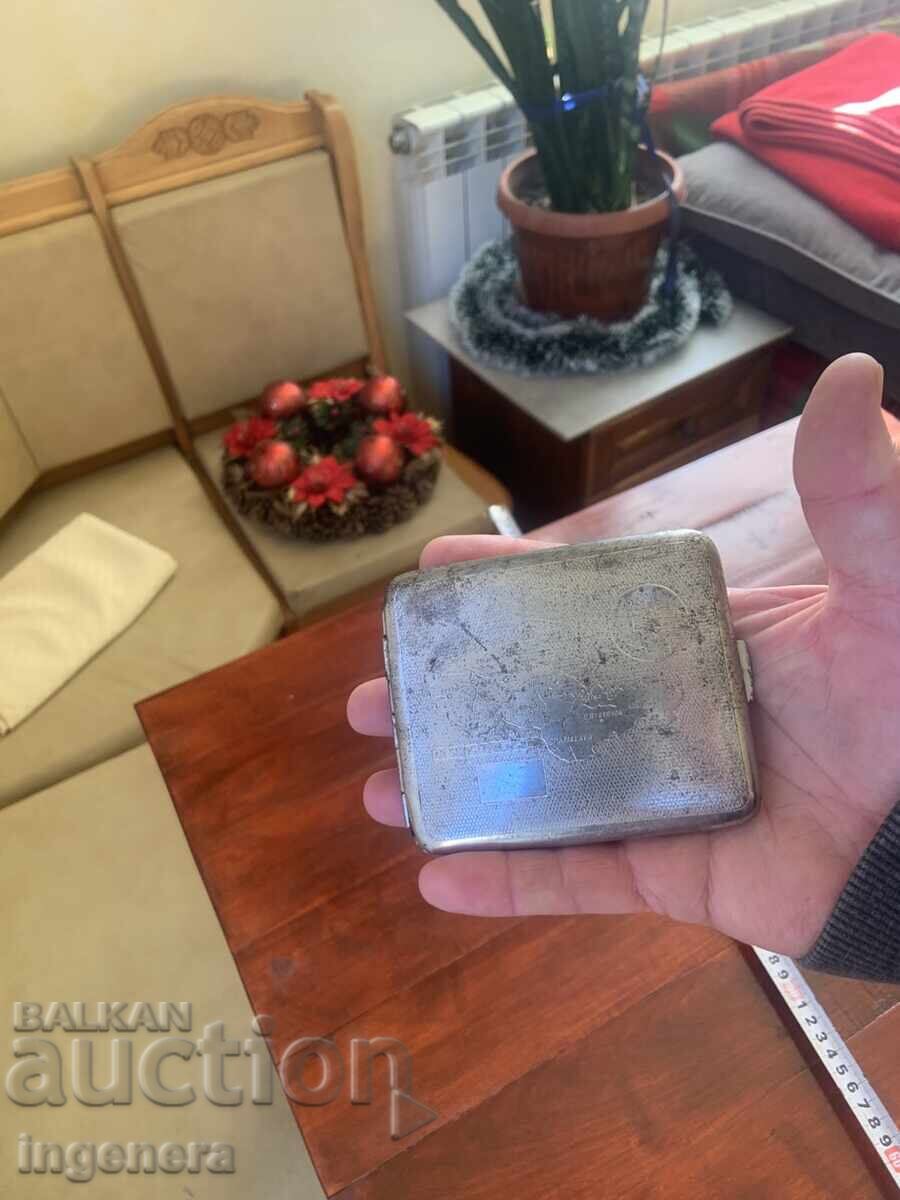 Tobacco Case from VSB 1940 Czechoslovakia WWII Metal Card Stamp - 6