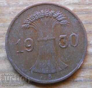 1 pfennig 1930 - Germania ( A ) reichspfennig cu preț € 0.80 | 1.56 BGN