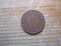 1 pfennig 1930 - Γερμανία ( A ) reichspfennig