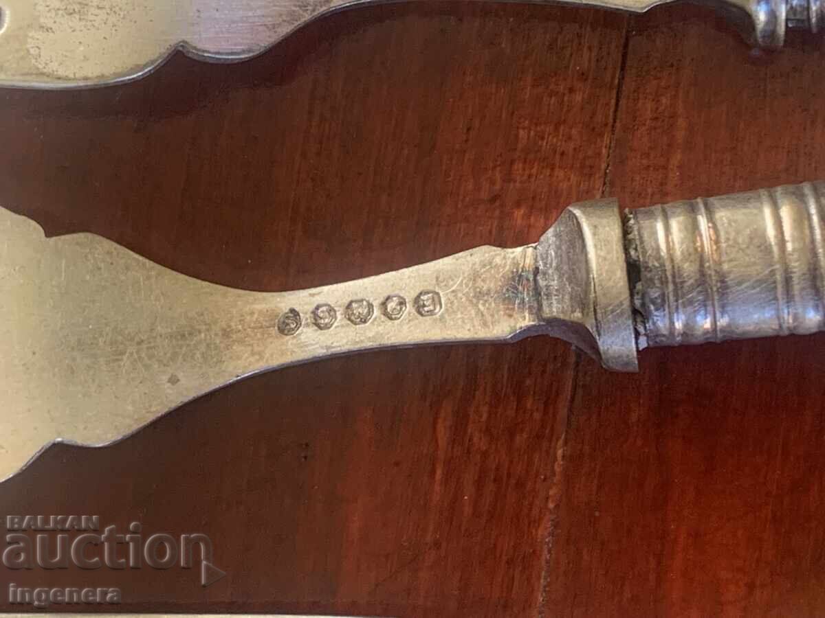 Auction  Fork Knife Spoon Cutlery Antique