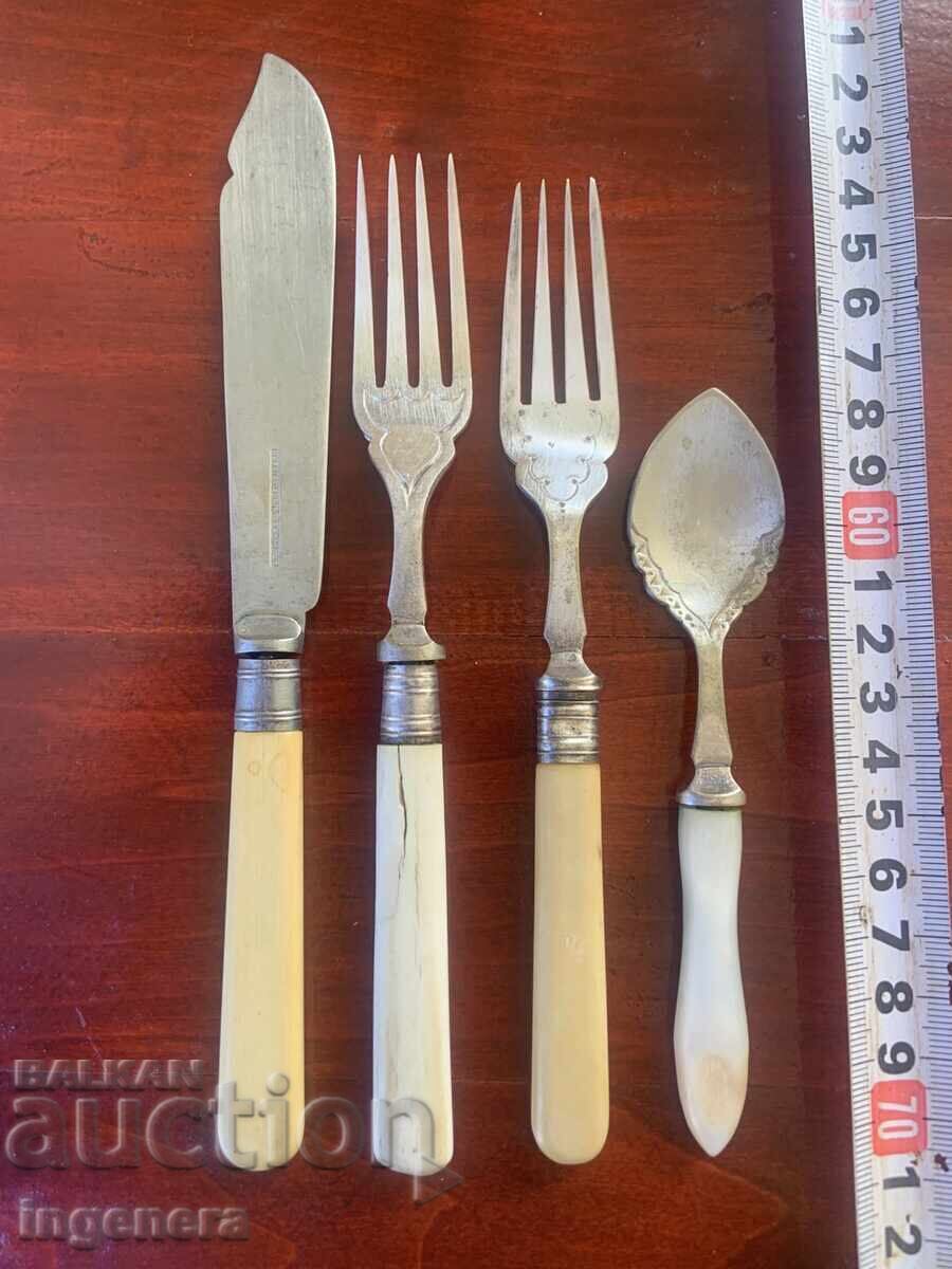 Fork Knife Spoon Cutlery Antique