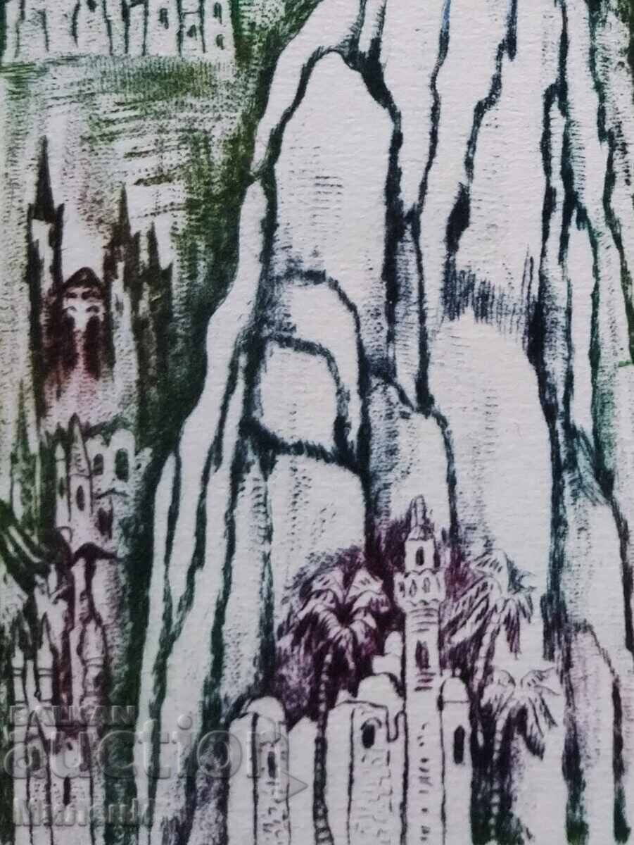 Delivery of Religious engraving of the Devil tempting the Lord Delivery of Religious engraving of the Devil tempting the Lord