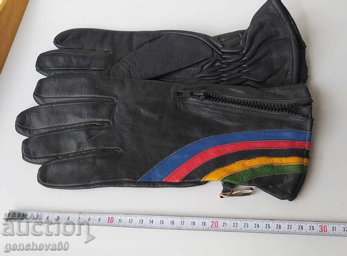 Livrarea Mănuși de schi noi pentru bărbați - piele naturală