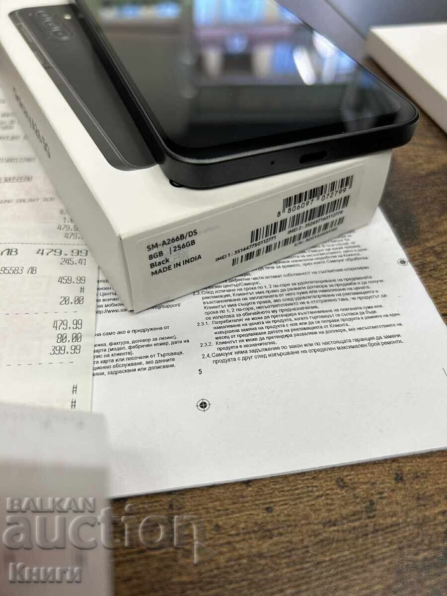Телефон Samsung Galaxy A26 5G 256 GB - нов с гаранция с цена € 165.00 | 322.71 лв.