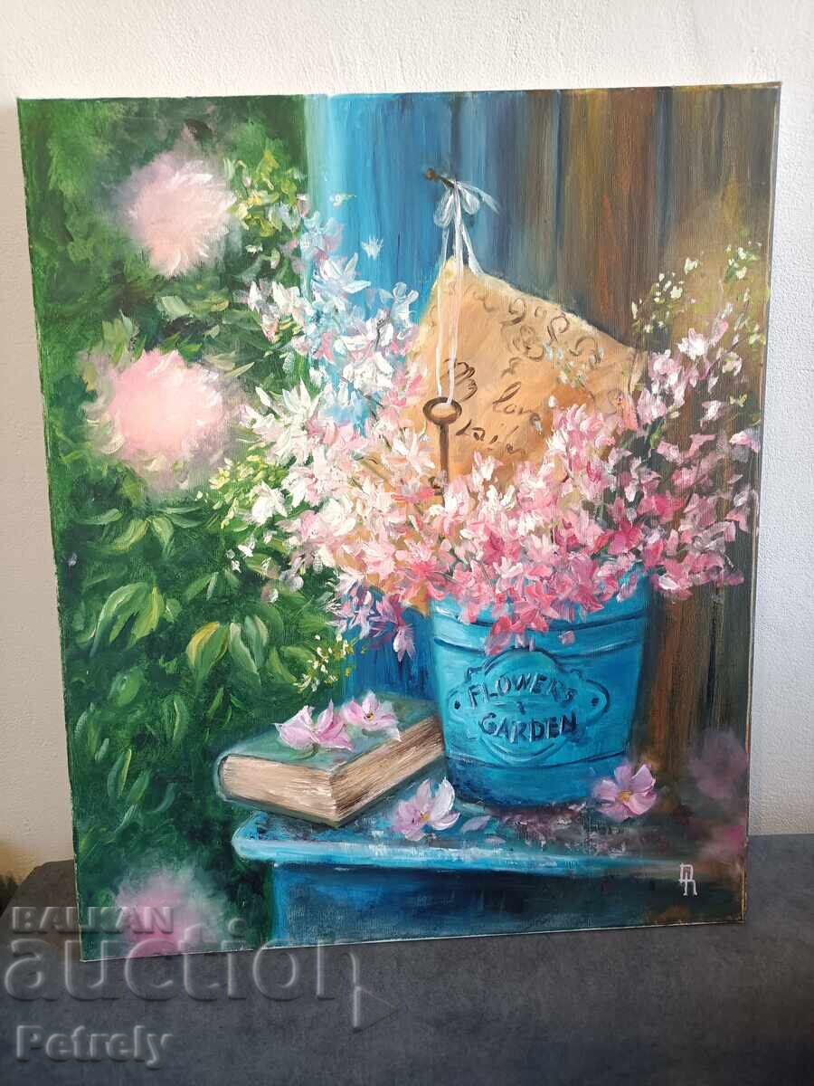 Δημοπρασία Μεγάλη ελαιογραφία