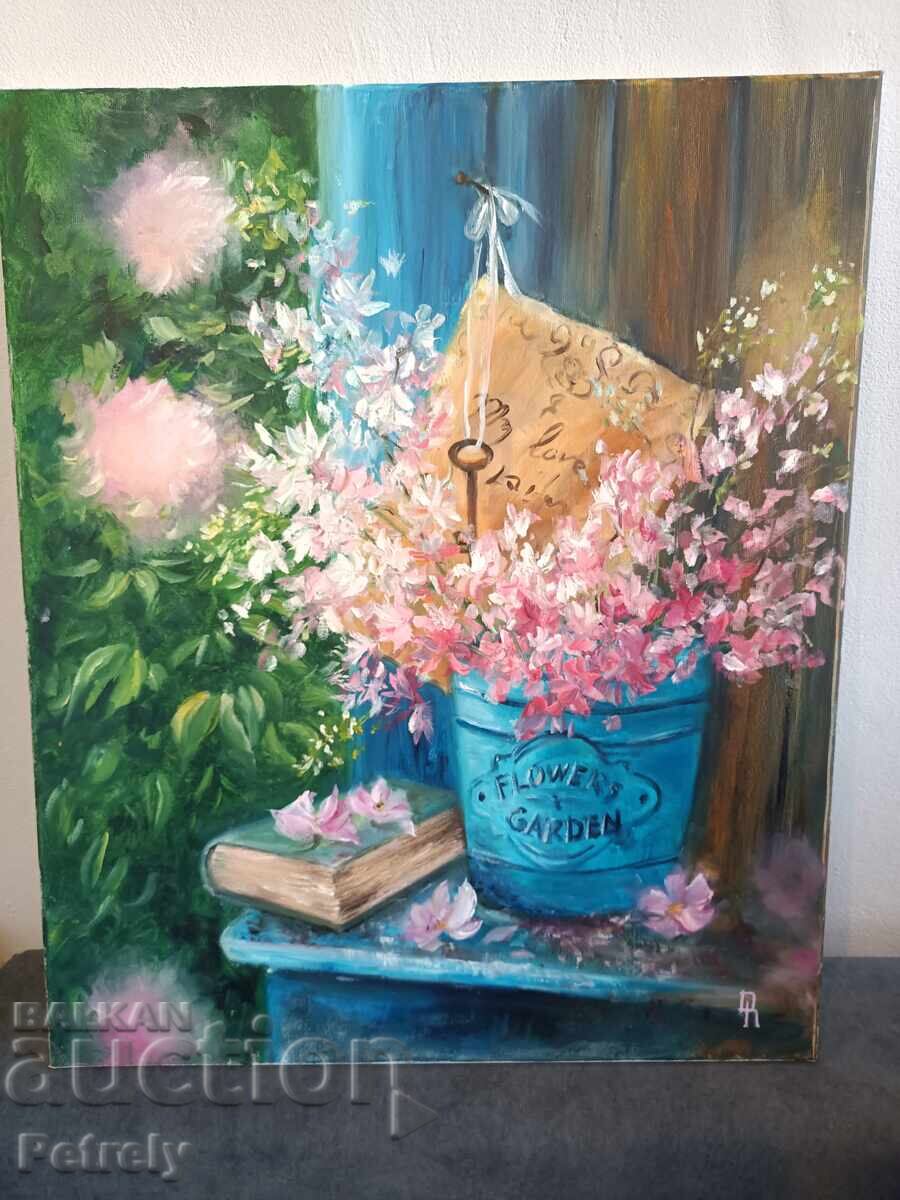 Παράδοση Μεγάλη ελαιογραφία