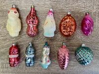 Vintage σοβιετικά χριστουγεννιάτικα στολίδια για χριστουγεννιάτικο δέντρο