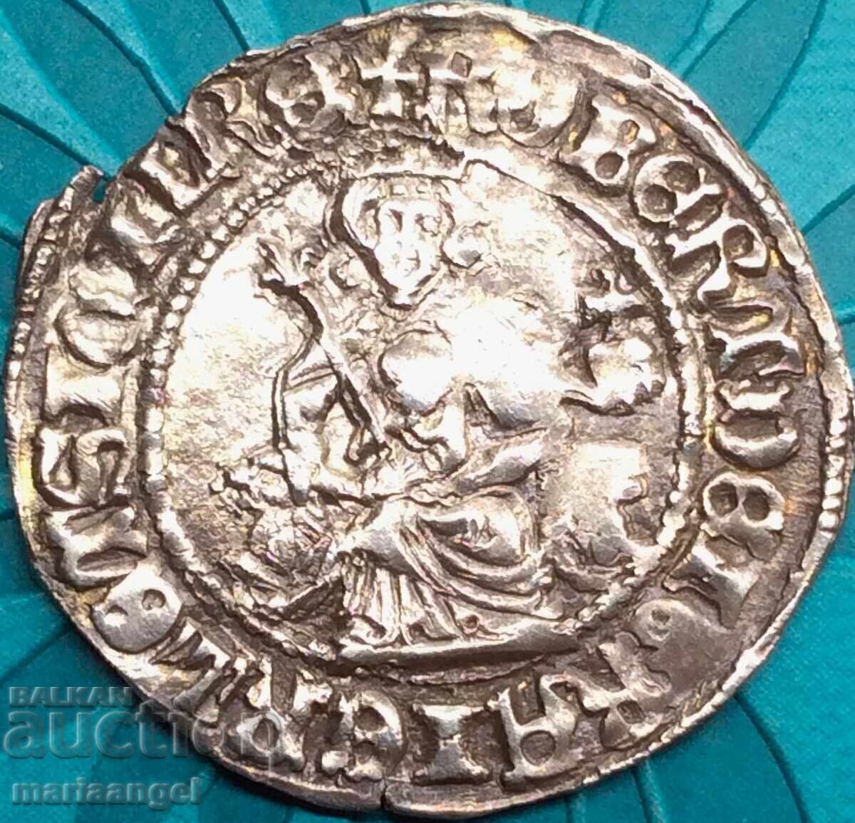 Robert of Anjou, Gigliato, Italy, Naples and Sicily, Silver - 5