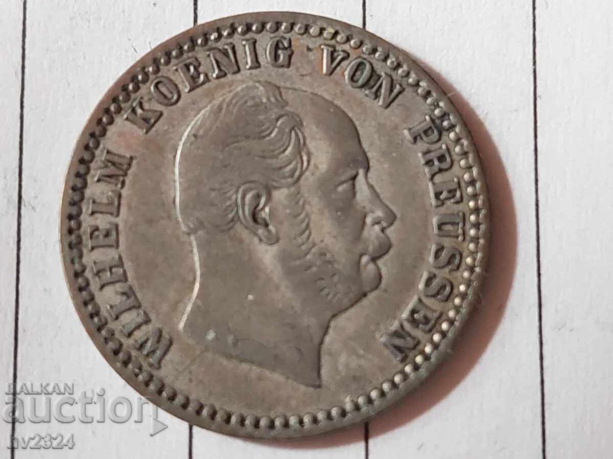 Prusia 2½ groși de argint, 1872 cu preț € 30.00 | 58.67 BGN