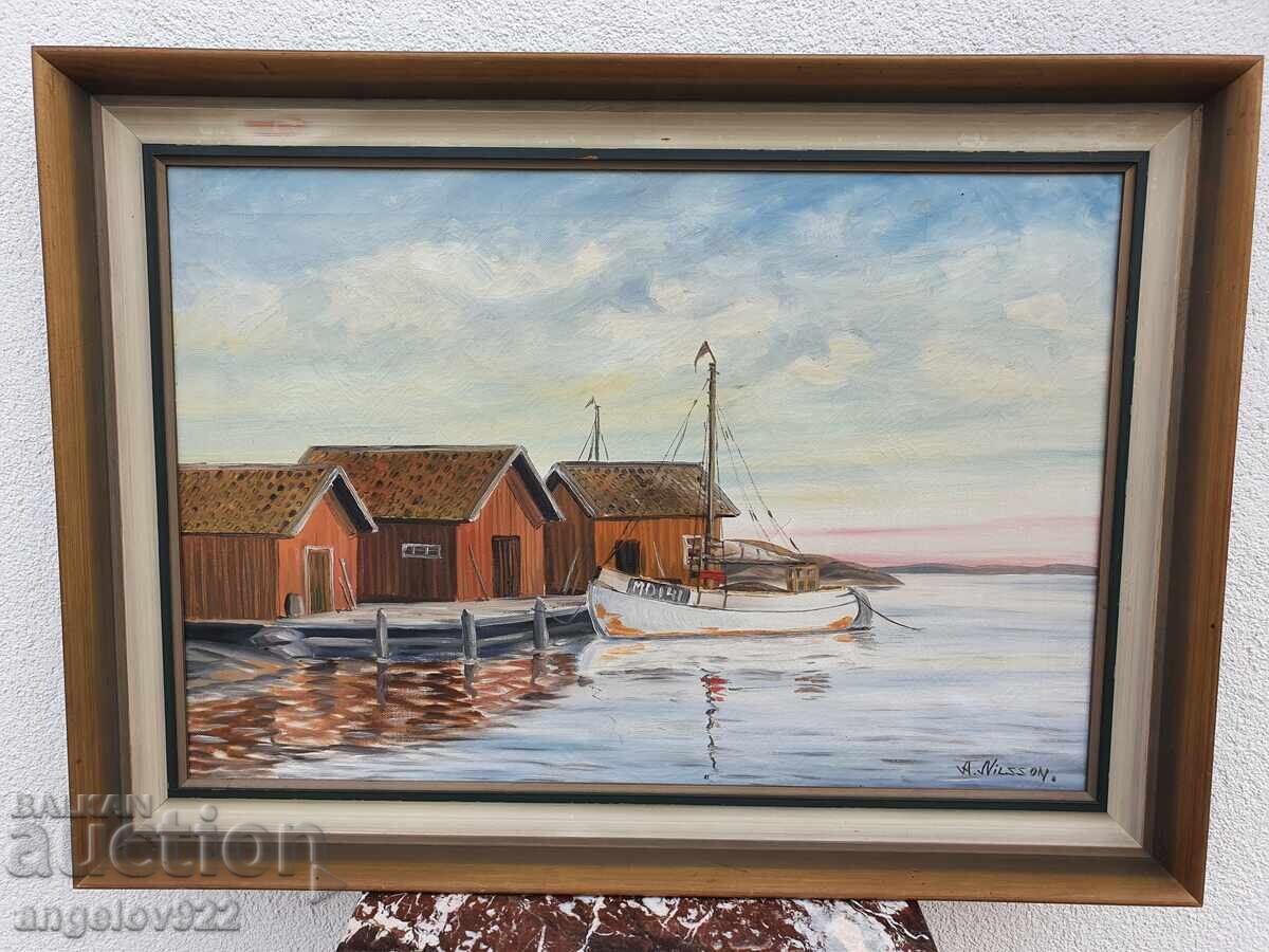 Авторска картина с маслени бои върху платно!!! - 5 Авторска картина с маслени бои върху платно!!! - 5