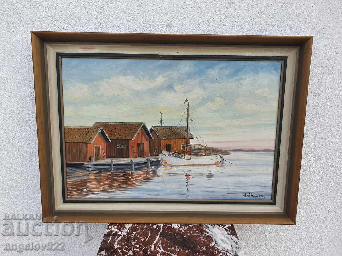 Авторска картина с маслени бои върху платно!!! Авторска картина с маслени бои върху платно!!!