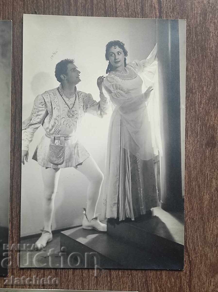 Auction  Three old photos - Mila Pavlova