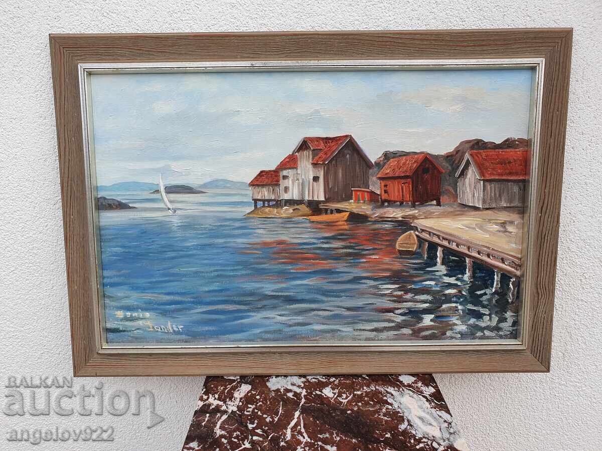 Авторска картина с маслени бои върху платно!!! Авторска картина с маслени бои върху платно!!!