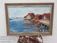 Pictura in ulei originala pe panza!!!