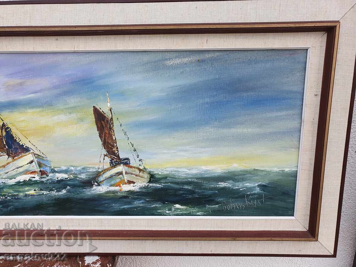 Pictura in ulei originala pe panza!!! - 5