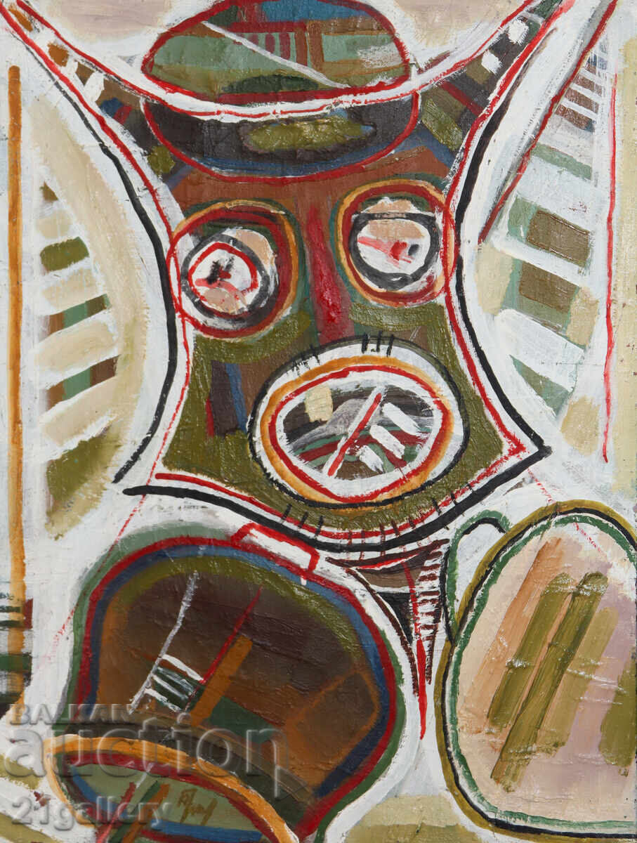 Panayot Apostolov picturi în ulei compoziție abstractă