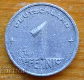 1 пфениг 1949 г. - ГДР