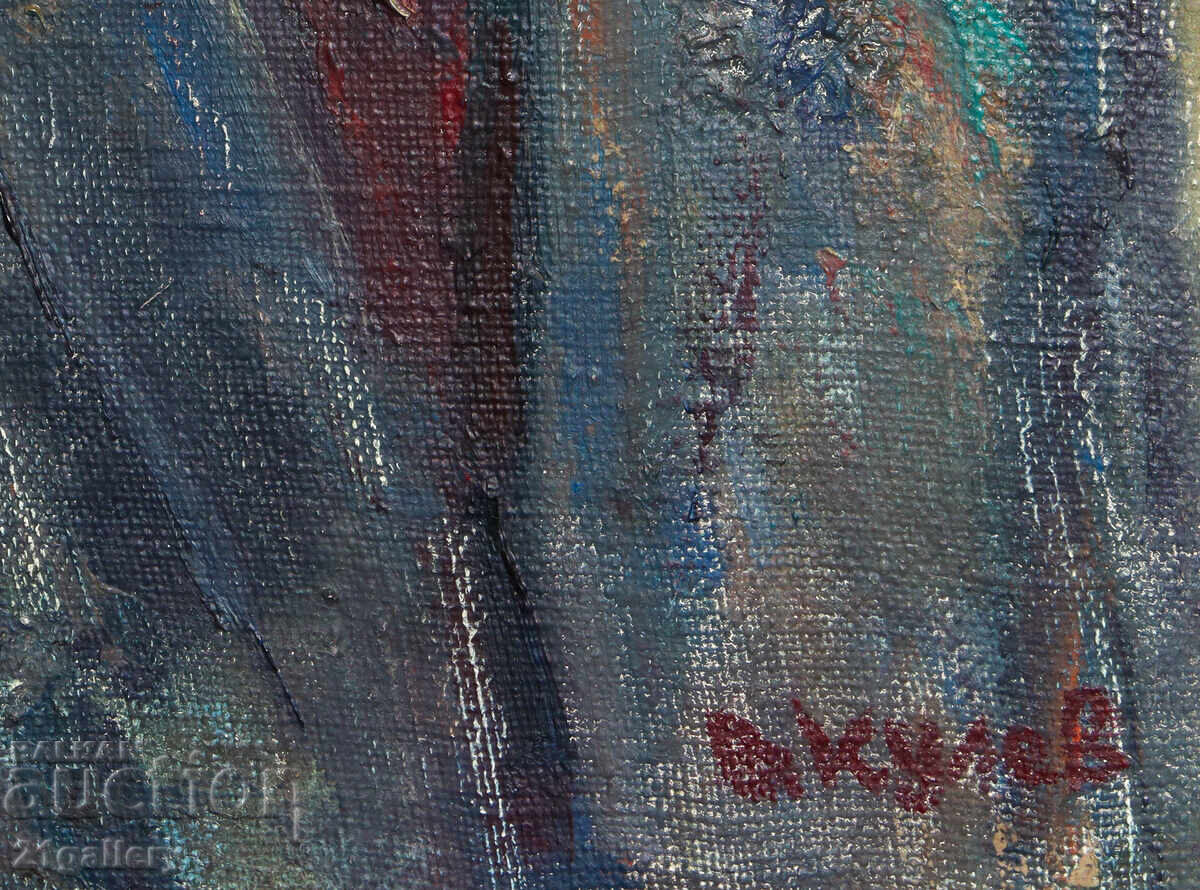 Valentin Kulev (1949-) Tablou ulei portret - 6 Valentin Kulev (1949-) Tablou ulei portret - 6