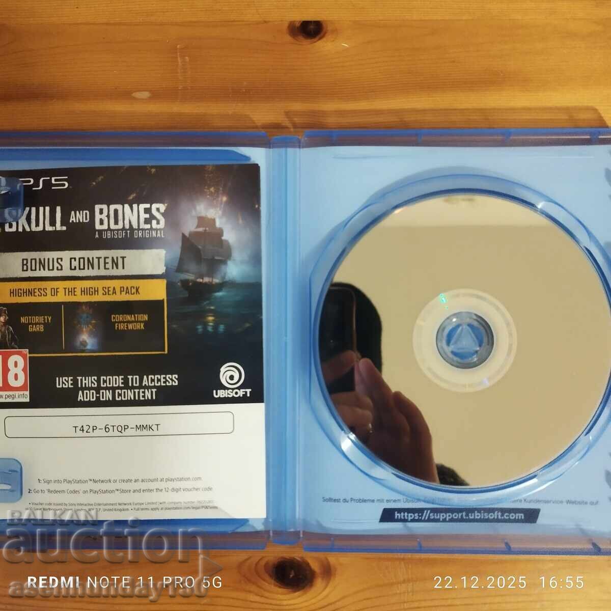Delivery of PS5 Skull and Bones Original from Ubisoft