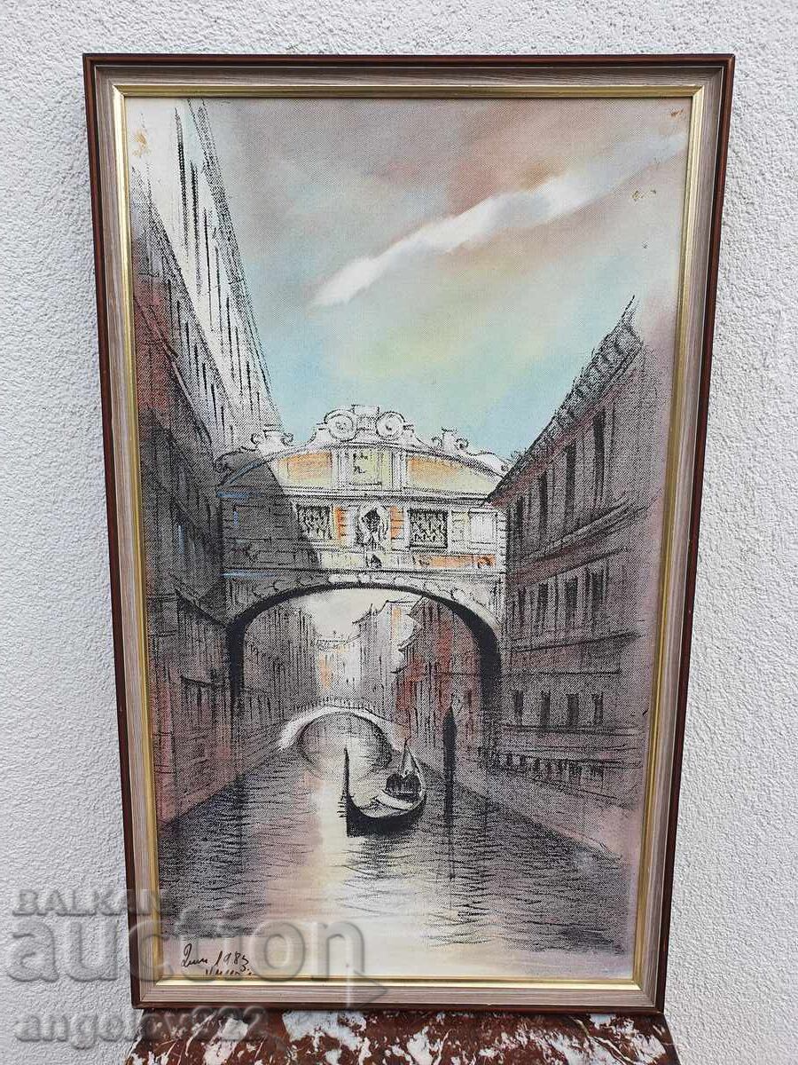 Авторска картина с маслени бои върху фазер!!! с цена € 0.01 | 0.02 лв.