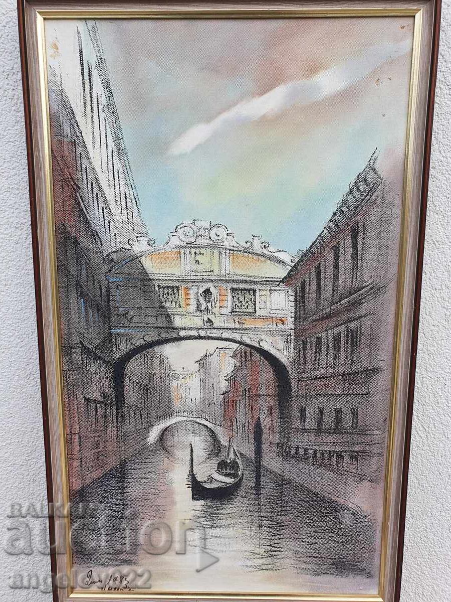 Доставка на Авторска картина с маслени бои върху фазер!!!