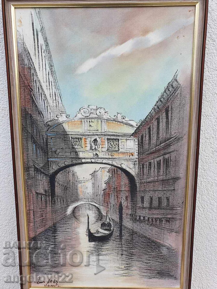 Авторска картина с маслени бои върху фазер!!! - 5