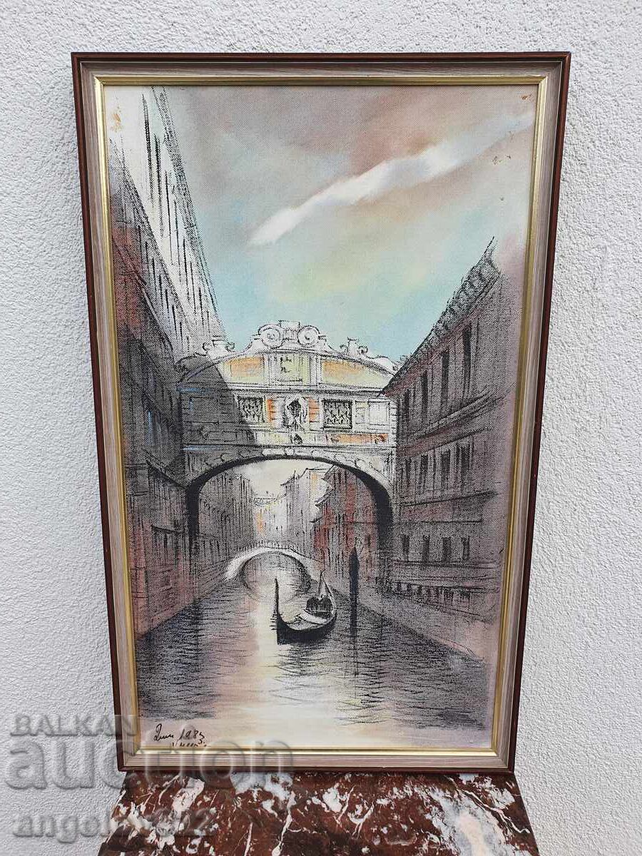 Авторска картина с маслени бои върху фазер!!!