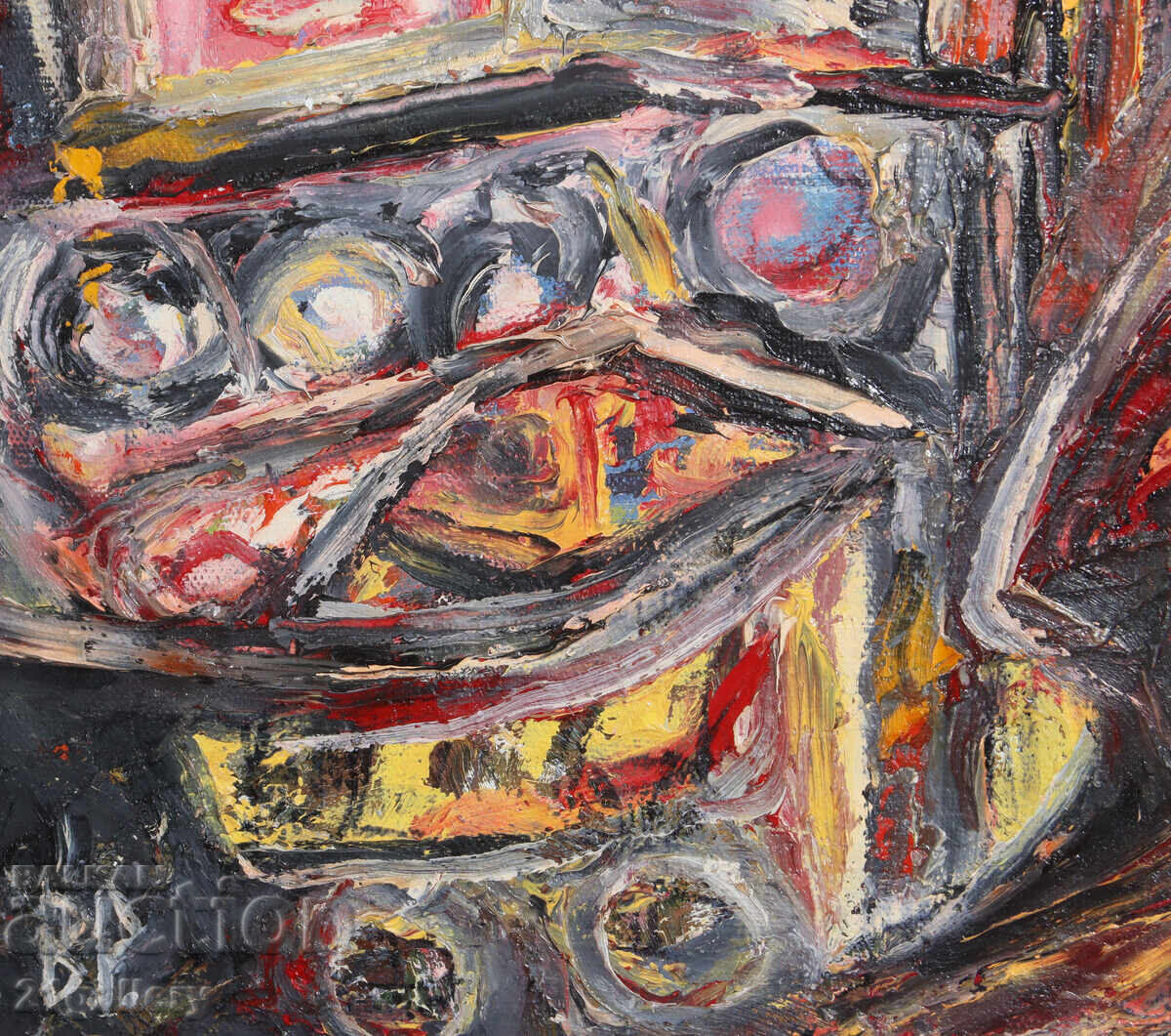 Valentin Radenovski Oil Painting Landscape with Houses - 6 Valentin Radenovski Oil Painting Landscape with Houses - 6