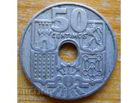 50 сентимос 1949 г. - Испания