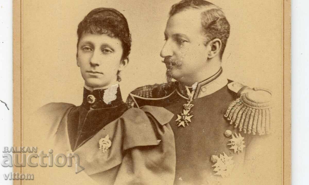 Fotografie Țar Ferdinand Maria Luiza 1890-te Karastoianov cu preț € 352.79 | 690.00 BGN
