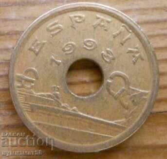 25 pesetas 1993 - Spain (Basque Country) with price € 0.51 | 1.00 BGN 25 pesetas 1993 - Spain (Basque Country) with price € 0.51 | 1.00 BGN