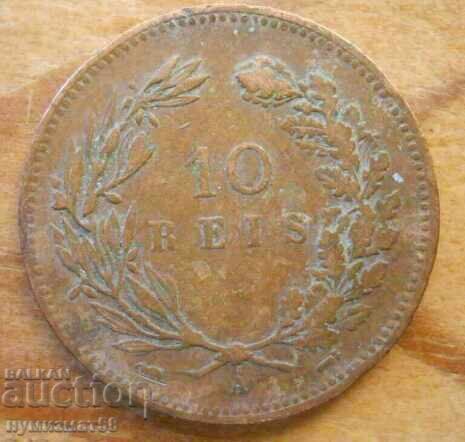 10 реис 1892 г. - Португалия 10 реис 1892 г. - Португалия