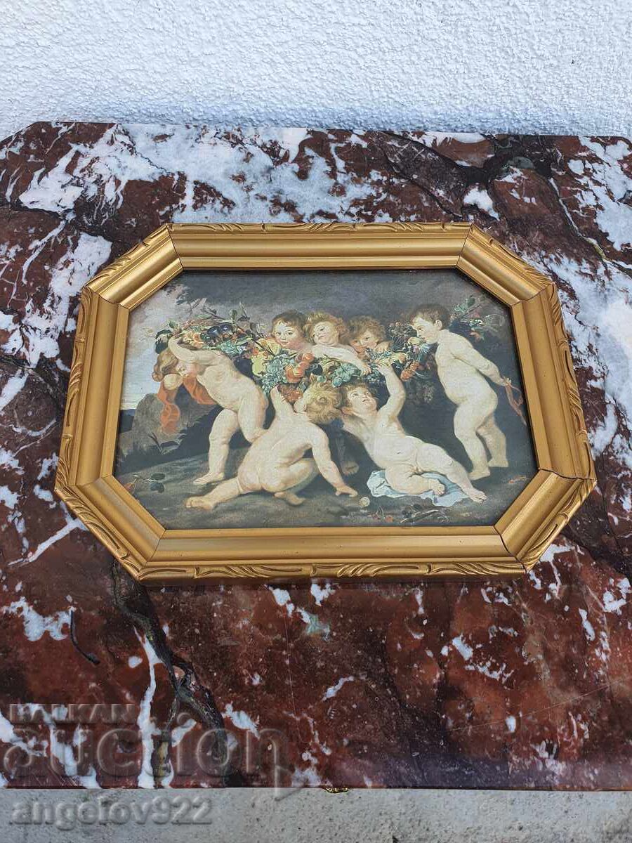 Репродукция в красива дървена рамка със стъкло!!! с цена € 0.01 | 0.02 лв.