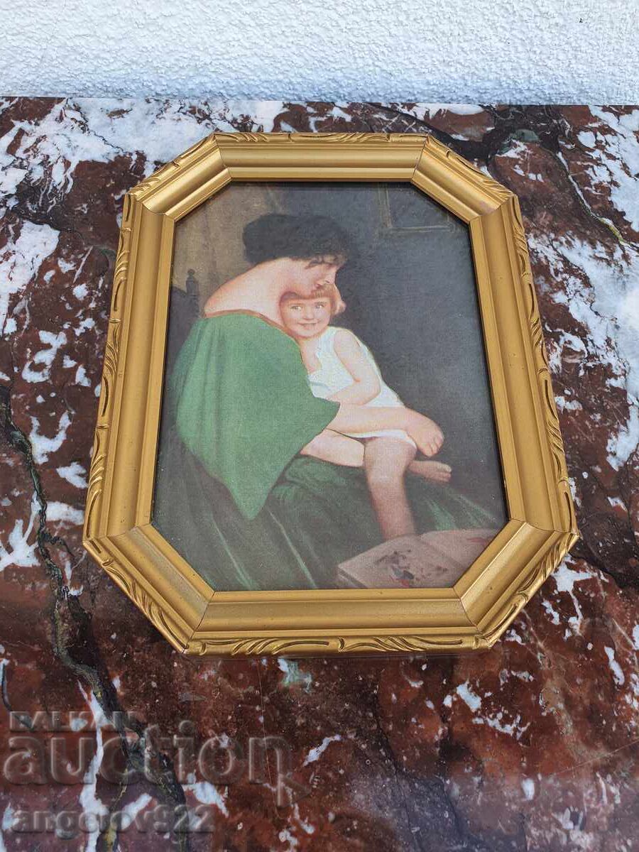 Репродукция в красива дървена рамка със стъкло!!! с цена € 0.01 | 0.02 лв.